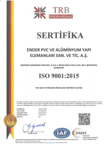 Kalite Belgelerimiz 3 | Çukurova Profil